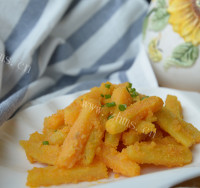 美味咸蛋黄焗红薯的做法图解八