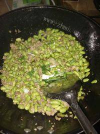 家常菜毛豆炒肉末