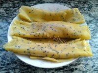 芝麻鸡蛋饼自制