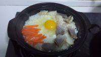 美味的腊肉煲仔饭做法图解9)