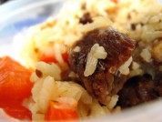 美味可口的羊肉抓饭做法图解10)