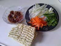 美味的肉丝炒面做法图解1)