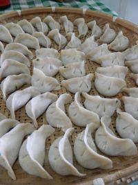 鲜虾韭菜水饺做法图解12)