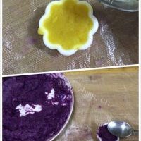 香甜桂花蜜汁山药红薯紫薯的做法图解四