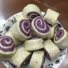 可口的紫薯馒头