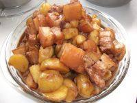 家常土豆炖五花肉