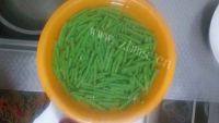 家常菜麻汁豆角做法图解4)