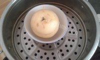 美味的冰糖蒸梨做法图解6)