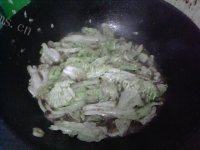 自己做的白菜焖馒头做法图解6)