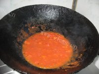 家常菜西红柿炒菜花做法图解7)