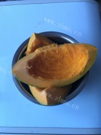 喷香的小米南瓜粥做法图解1)