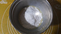 自制牛奶方块小饼干做法图解5)