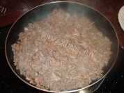 自制牛肉炒果条做法图解4)