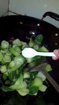 家常菜炒小油菜做法图解3)