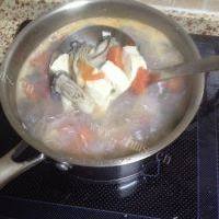 豆腐西红柿生蚝汤的做法图解五