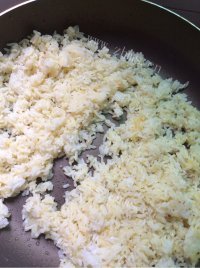 美味的黄金炒饭做法图解7)
