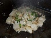 家常菜青椒炒豆腐做法图解4)