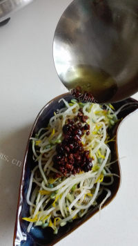 家常菜炝拌绿豆芽