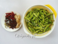 下酒菜煮毛豆做法图解1)