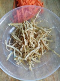 家常菜炒三色做法图解1)