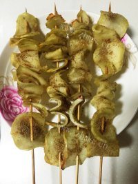 简单的烤土豆片