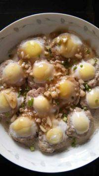 肉末蒸鹌鹑蛋