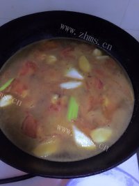 美味的牛肉柿子汤做法图解5)