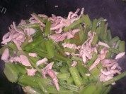 肉丝炒芹菜