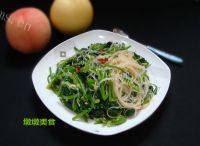 简单的菠菜拌粉丝
