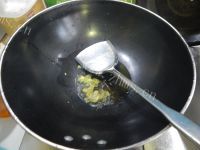 家常菜青椒炒茭白做法图解4)