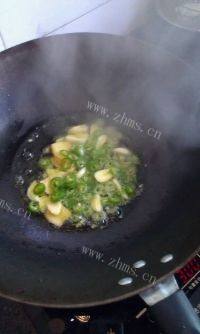 素炒花菜做法图解3)