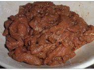 美味肉丝炒蒜苗做法图解3)