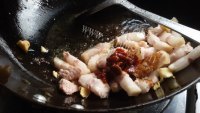 家常菜苦瓜烧五花肉做法图解6)