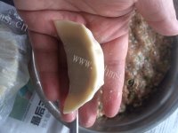 自己做的香菇猪肉饺子做法图解14)