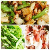 家常菜青椒炒肉丝做法图解3)