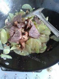 莴苣肉片做法图解5)