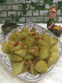 色香味俱全的孜然土豆