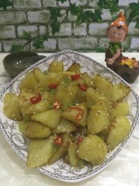 色香味俱全的孜然土豆