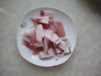 家常菜肉炒丝瓜做法图解2)
