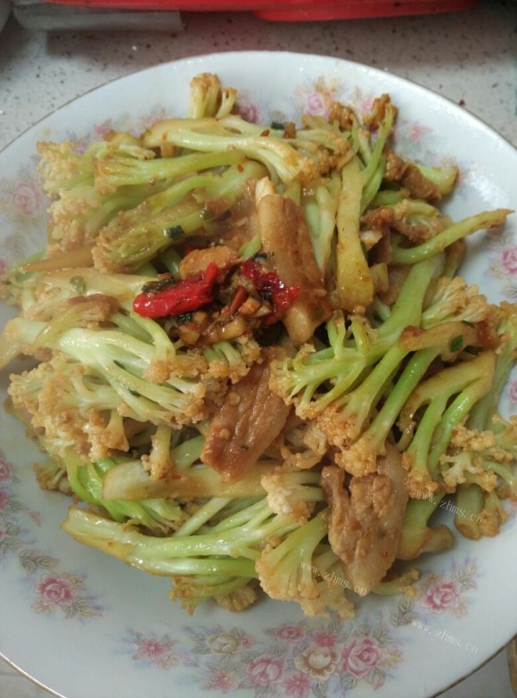 香气浓郁的干锅花菜