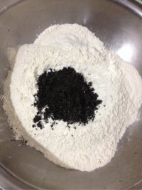 自制黑芝麻馒头做法图解2)