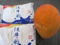 香浓芒果奶昔做法图解1)