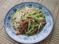 「健康美食」凉拌金针菇