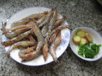 食欲满满的盐水基围虾做法图解1)