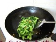 家常菜虾米炒青菜