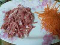 简易肉炒土豆丝做法图解3)