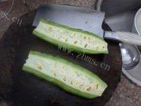「DIY美食」苦瓜炒蛋做法图解2)