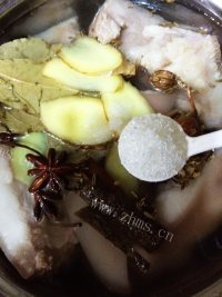 香卤猪头皮做法图解7)