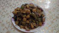 家常菜土豆炖芸豆