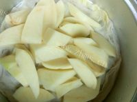美味的葱香土豆泥做法图解3)
